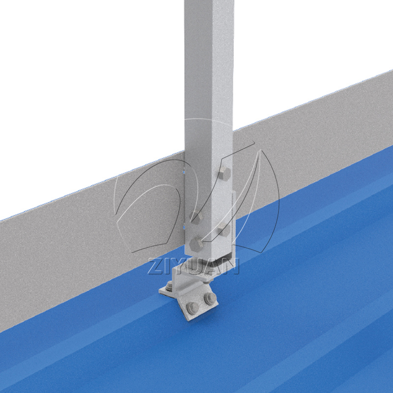 Details of roof guardrail