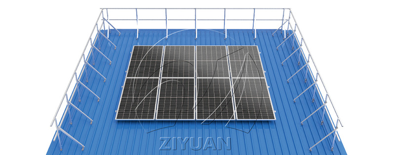 Rooftop Safety Solar Guardrail Fence 