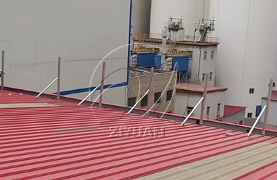 Sample images of roof guardrails
