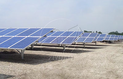 Sample images of Single Pile Ground Mounting Structure 