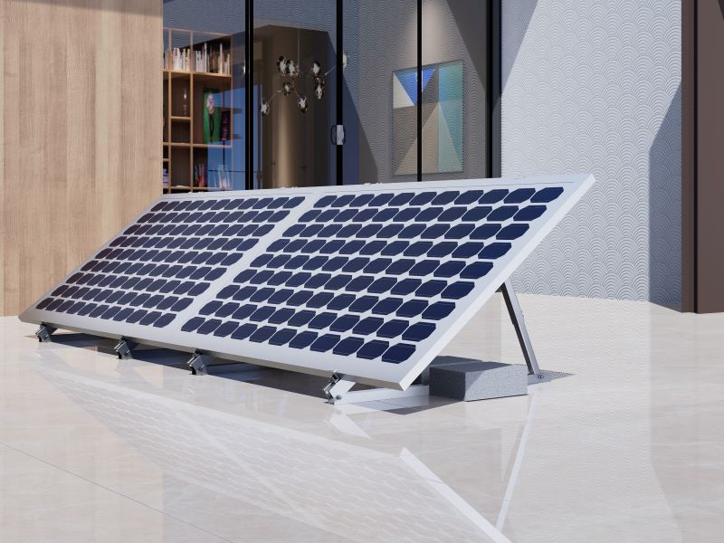 Balcony Floor Stand Solar Kit