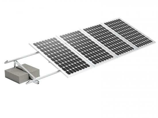 Ballasted Flat Roof Solar Mount System