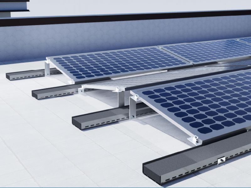 How Do You Install Solar Panels on a Flat Roof? (a)